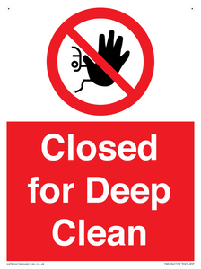 Closed for Deep Clean